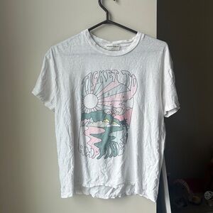 Denim Forum Ticket To Happiness Graphic Tee Size 2